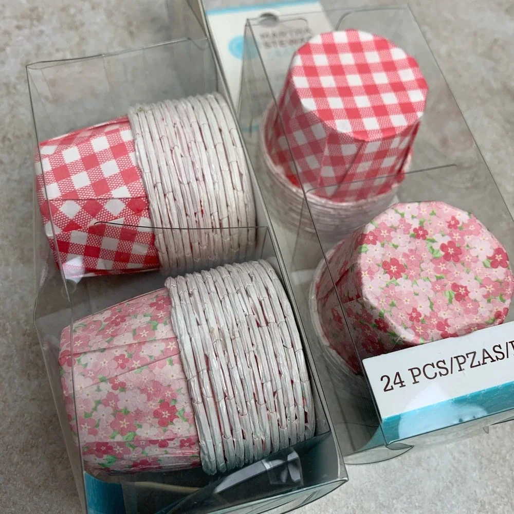 2 Martha Stewart Crafts Spring Party Favor Cups Cookies Candy Treat Gifts 48 Pcs